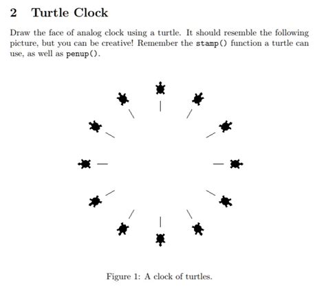Image result for Clock Image From Turtle Graphics Module
