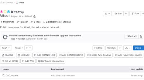 Toradh íomhá ar GitLab Repository