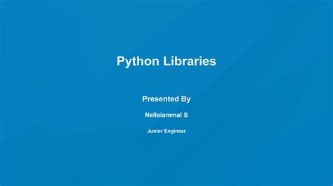 Numpy Python Libraries に対する画像結果