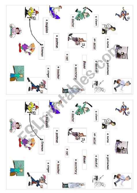Afbeeldingsresultaten voor Jobs Matching Worksheet