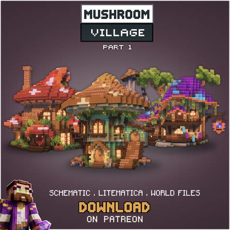 Image result for How to Make a Mushroom House in Minecraft Easy
