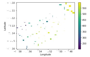 Python Raster Interpolation に対する画像結果