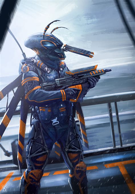 Résultat d’images pour Alien Soldier Concept Art