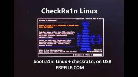 Toradh íomhá ar Checkra1n Patched Windows