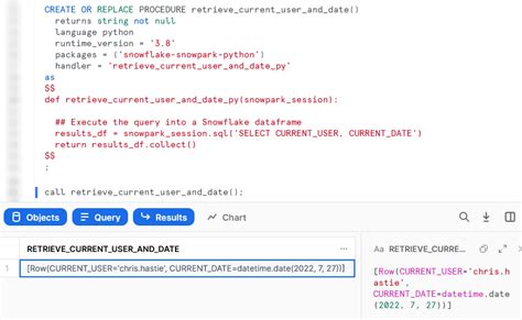 Image result for Snowflake Stored Procedure Python