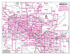 Image result for Central Phoenix Zip Code Map