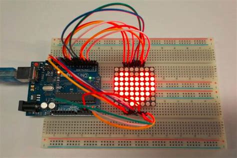Image result for Arduino LED Matrix 8X8 Programm