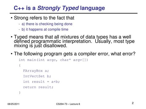 Image result for Strongly-Typed Programming Language
