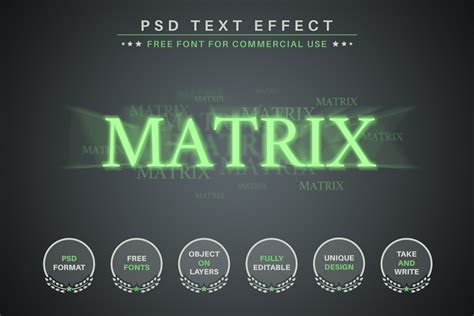 Image result for Matrix Text