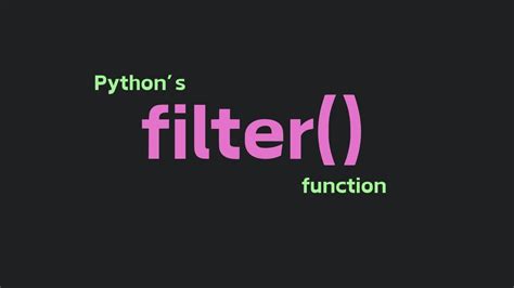 Image result for Python Symbol for Filter