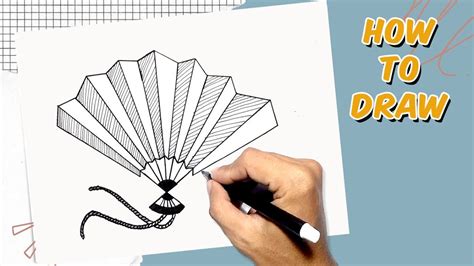 How to Draw a Hand Fan に対する画像結果