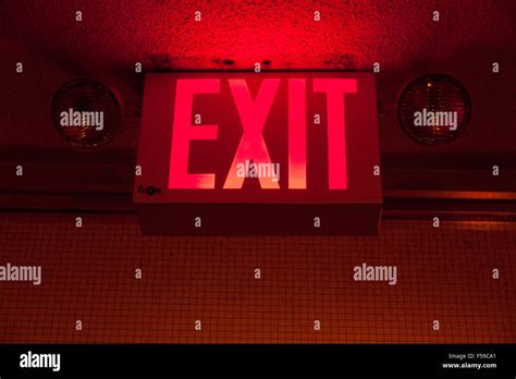 Exit Sign Red Text に対する画像結果