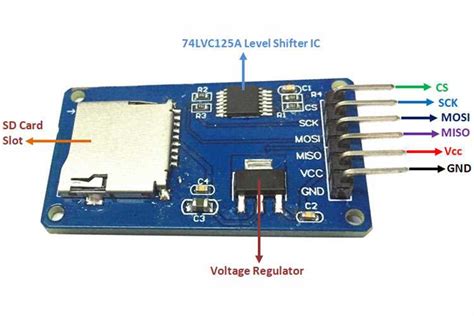 Arduino SD Card Module Wiring に対する画像結果