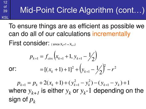 Image result for Algorithm for Drawing a Circle