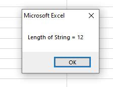 Image result for VBA String Length
