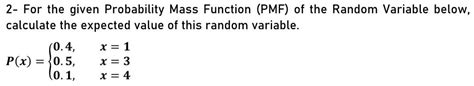 Image result for Expected Value PMF Function
