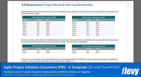 Image result for PID Examples Project Management
