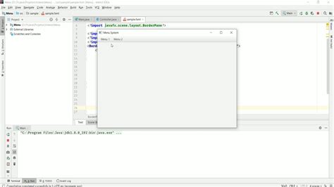 Image result for Manubar JavaFX