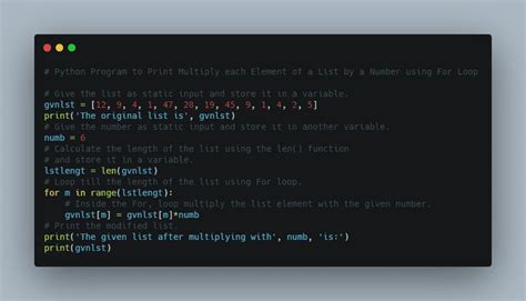 Toradh íomhá ar How to Multiply List in Python