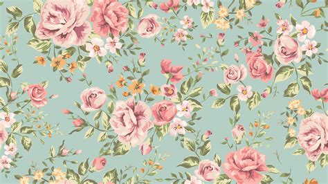Vintage Floral Pattern UHD 4K Wallpaper | Pixelz
