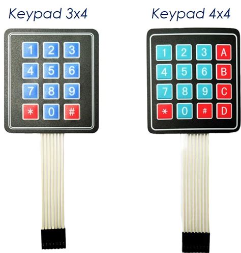 Afbeeldingsresultaten voor Keypad Arduino Types