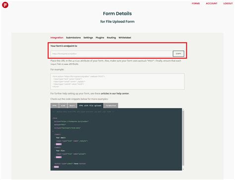 Image result for HtmlForm Example Code