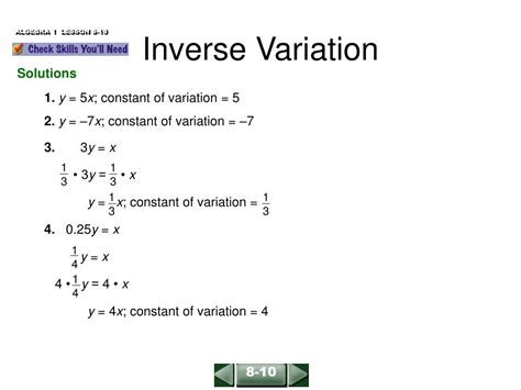 Image result for Inverse Variation Algebra