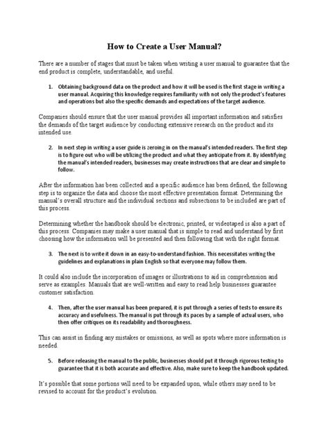 Creating a Personal User Manual に対する画像結果