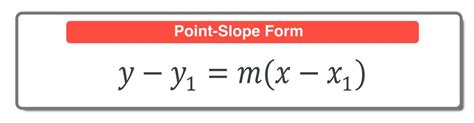 Image result for Example Problem of Point Slope Form