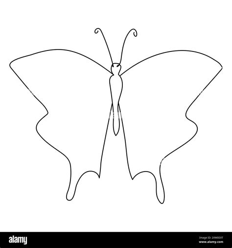 Image result for Single Line Butterfly Drawing