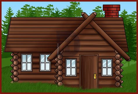 Image result for Log Cabin Drawings