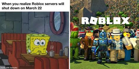 Toradh íomhá ar Roblox Is Down Message Meme