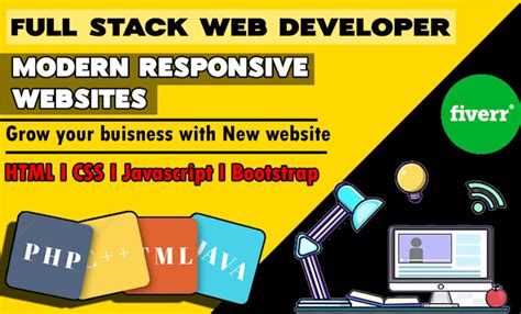 Image result for Full-Stack Web Developer Sample Website