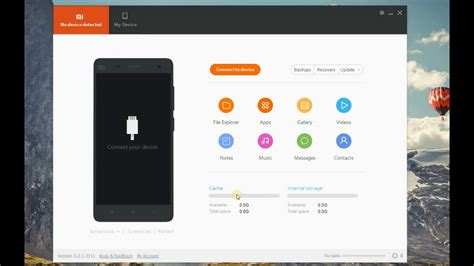 Toradh íomhá ar PC Suite MI Redmi Note 7 Pro