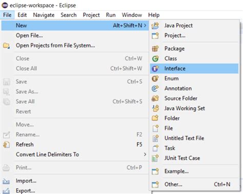 Java Interface Eclipse IDE に対する画像結果