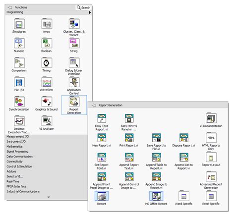 Image result for Report Generation LabVIEW