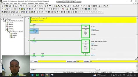 Toradh íomhá ar CX-Programmer Timer