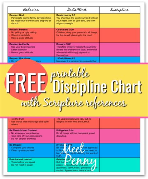 Image result for Discipline Principles Chart