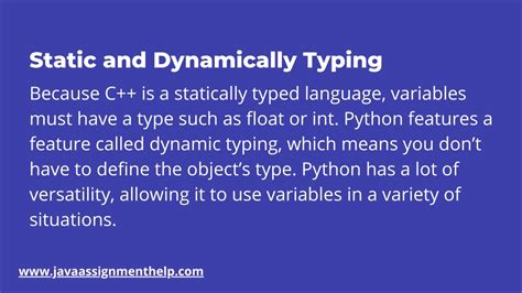 Image result for Dynamic Typing Vs. Static Typing Python VSC