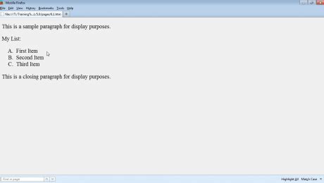 Image result for Simple Order List HTML5 Class 7