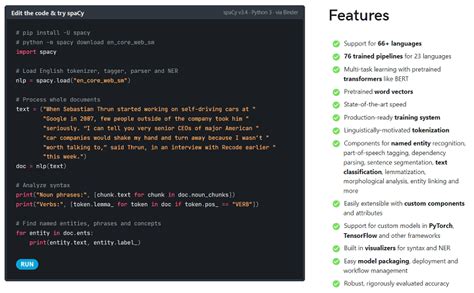 How to Use Spacy に対する画像結果