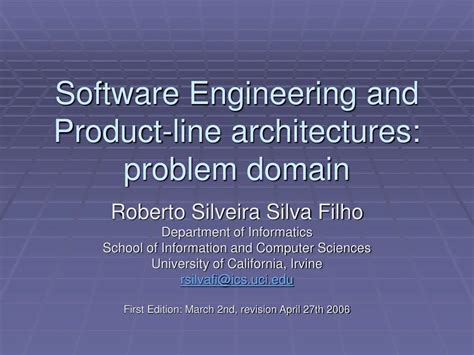 Image result for Problem Domain in Software Engineering