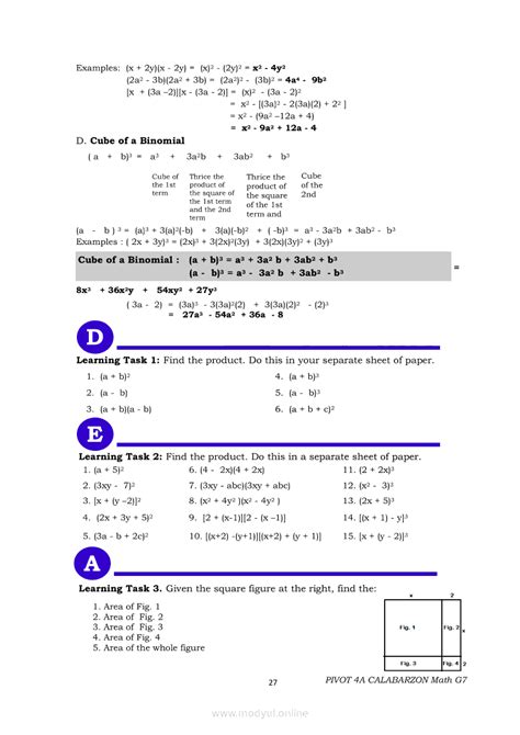 Mathematics 7 Quarter 2 Module 7 に対する画像結果