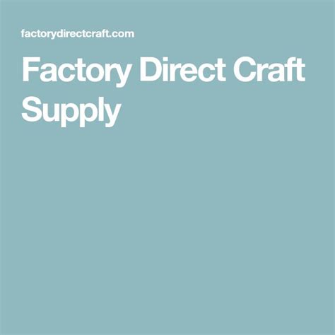 Image result for Factory Direct Craft Store