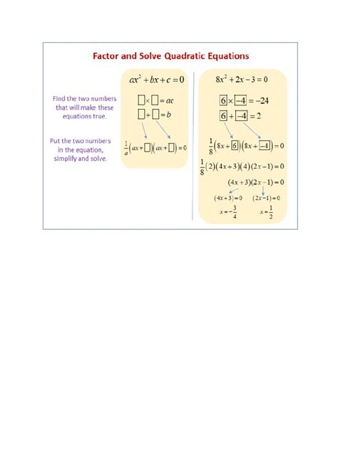 Quadratic Formula Factorization に対する画像結果