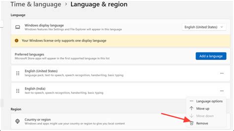 Image result for Windows 11. Remove Language From Language Bar