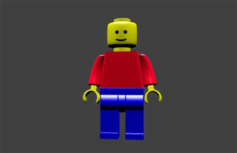 Toradh íomhá ar Large LEGO Man 3D Model