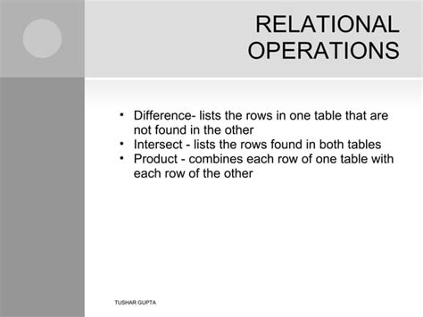 Image result for Tuple Relational Calculus in DBMS