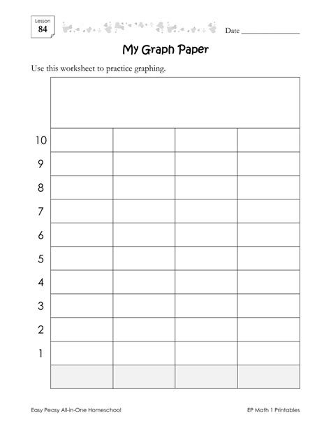 Image result for Printable Graph Paper Worksheet