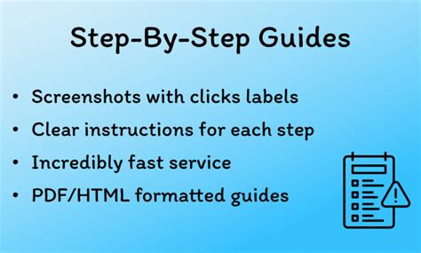 Image result for Create a Step by Step Guide for Software